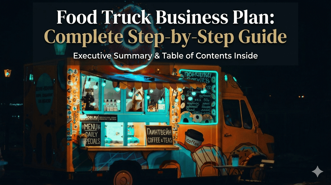 Food Truck Business Plan: Complete Step-by-Step Guide