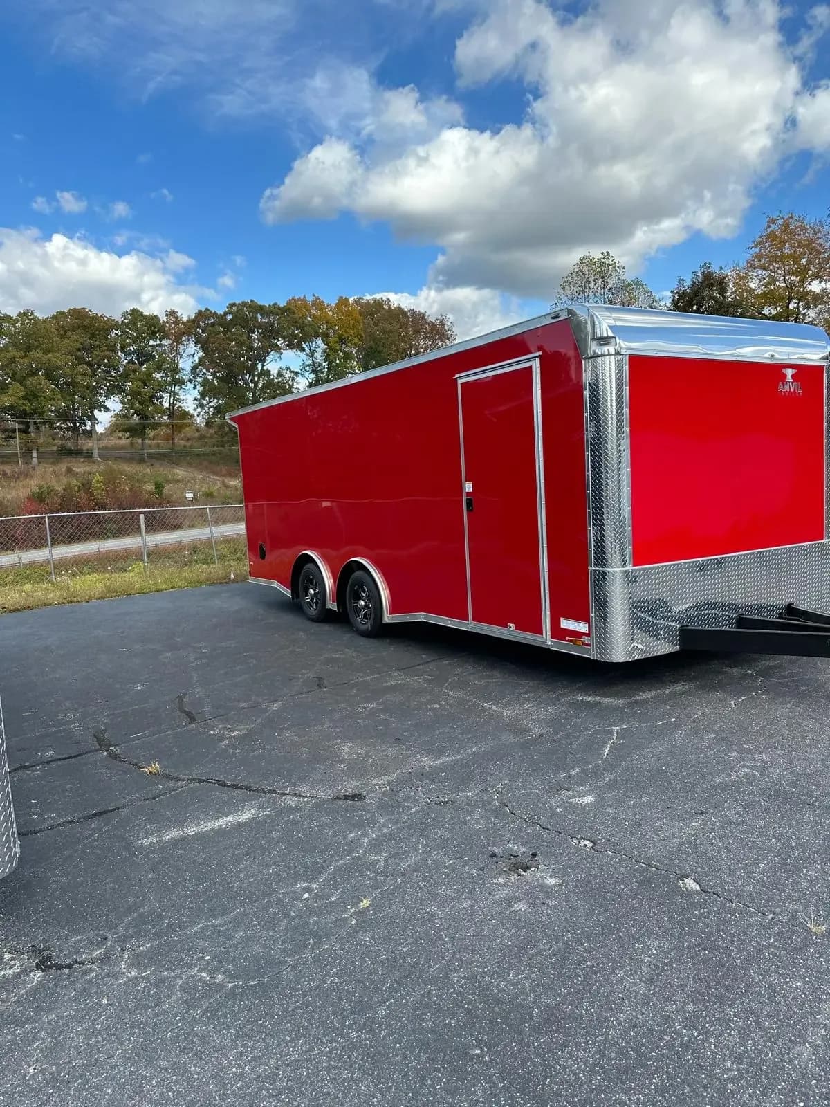 Standard 18-20ft food truck platform trailer