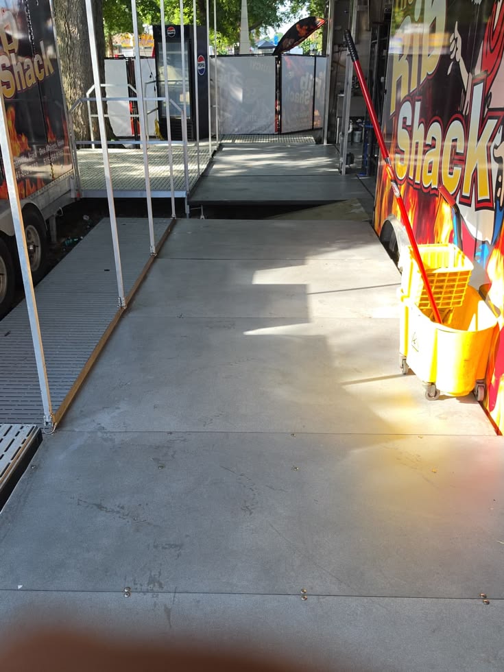 Commercial-grade food truck flooring